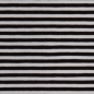 Preview: Jersey Swafing - Streifen - 3 mm - Weiß/Schwarz - Reststück ca. 100 cm